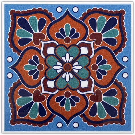 Dicofun Coloridos Azulejos Mexicanos Talavera Para Despegar Y Pegar