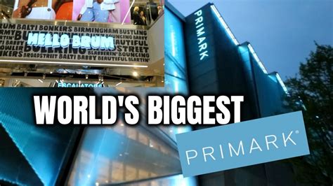 Worlds Biggest Primark Birmingham Vip Entrance Come With Me Youtube