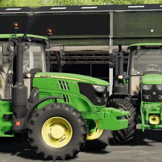 John Deere 6115M 6125M v1 0 FS19 Farming Simulator 22 мод FS 19 МОДЫ