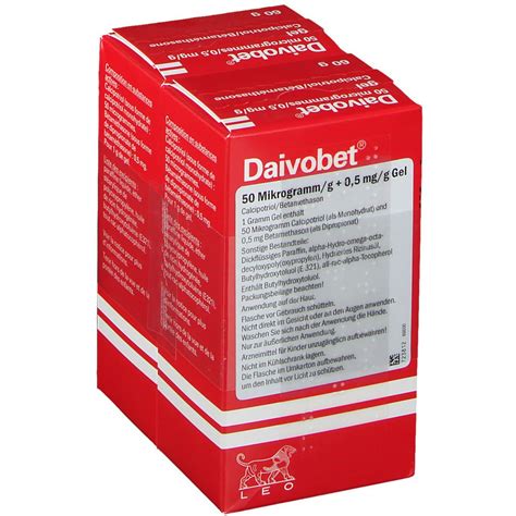 Daivobet 50 µg 0 5 mg g 2x60 g mit dem E Rezept kaufen Shop Apotheke