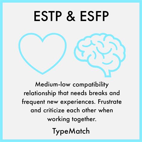 ESTP And ESFP Relationship TypeMatch