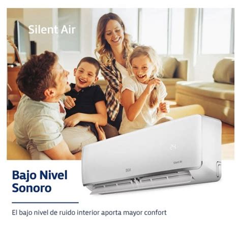 BGH SILENT AIR ACONDICIONADOR DE AIRE BS 35WCCR SPLIT BSA 3450W FR CAL