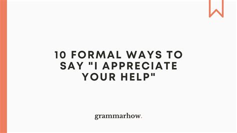 11 Other Ways To Say I Appreciate It” Trendradars