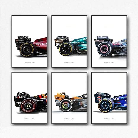 Amazon.com: ESJAYING F1 Posters Formula 1 Poster Art Prints For Walls ...