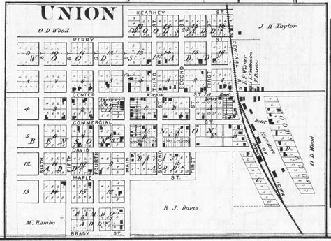 Union Township Map - 1875