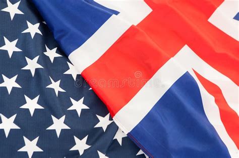 La Bandera Nacional Del Reino Unido Reino Unido Y De Estados Unidos O