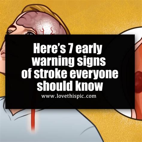 Heres 7 Early Warning Signs Of Stroke Everyone Should Know