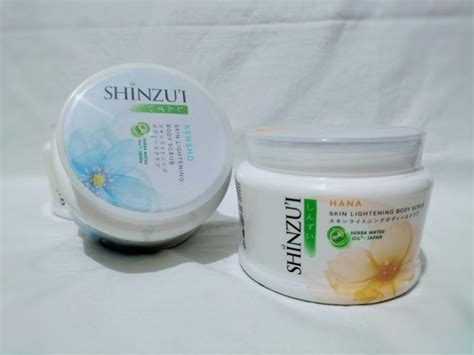 Shinzui Skin Lightening Body Scrub Lulur Mandi Shinzui Isi 200g