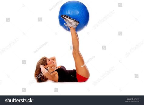 Sexy Latina Fitness Instructor Working Out Stock Photo 579275