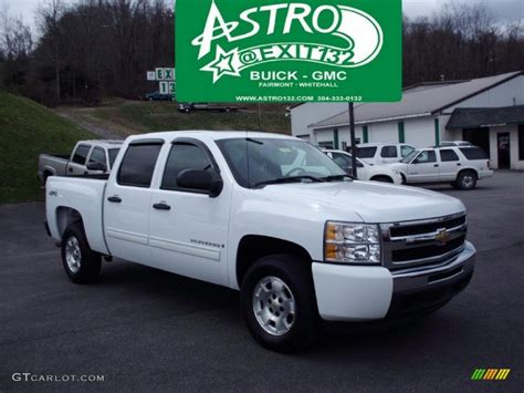 2009 Summit White Chevrolet Silverado 1500 Lt Crew Cab 4x4 47190578 Photo 12