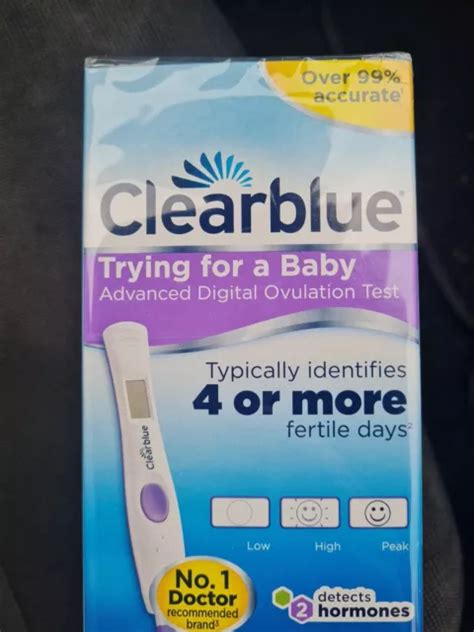 CLEARBLUE ADVANCED DIGITAL Ovulation Test 2 Tests Included 4 99