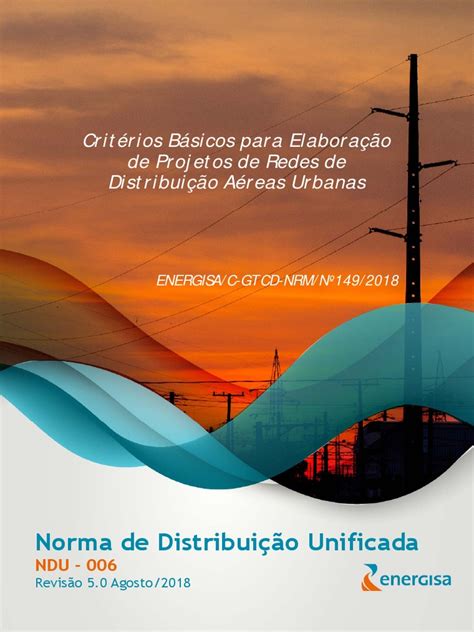 Ndu 006 Critérios Básicos Para Elaboração De Projetos De Redes De