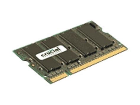 Crucial 1GB DDR 333MHz PC2700 Laptop Memory SODIMM Unbuffered CL