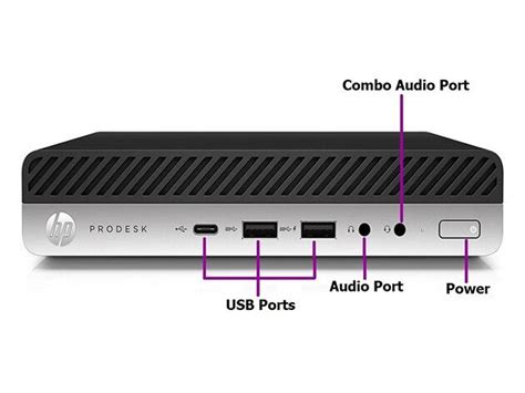 Máy Tính Để Bàn Mini Pc Hp Prodesk 600 G4 Desktop Mini Core I3 8100t