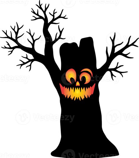 Halloween Tree Horror Background 12496721 PNG