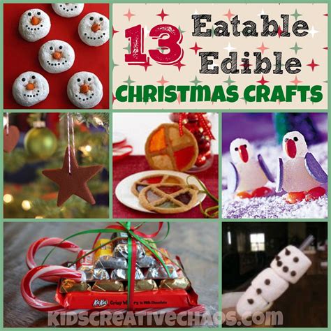 Easy Edible Christmas Crafts Christmas Day