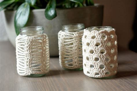 Woolbunnies Cozy Crochet Jar Candle Cozies