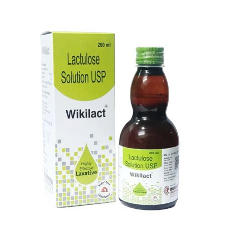 Wikilact Syrup Lactulose Solution U S P 200ml Bottle With Outer Carton