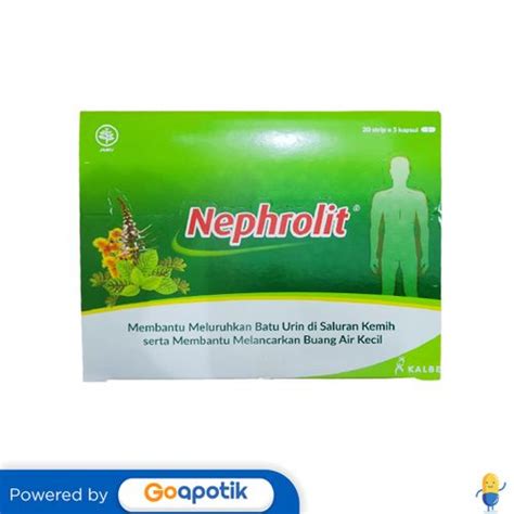 Jual NEPHROLIT BOX 100 KAPSUL Shopee Indonesia