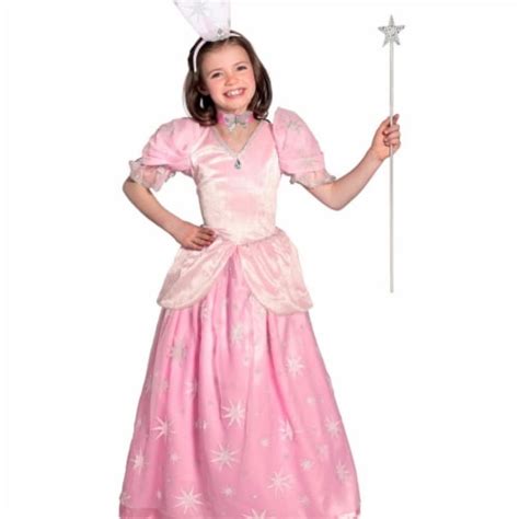 Prin5500 The Wizard Of Oz Glinda Girls Pocket Princess Costume Extra Large Costume Large Fry