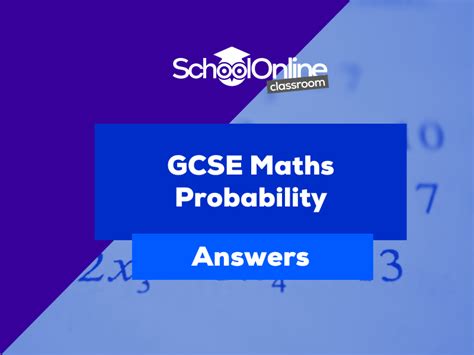 GCSE Maths - Probability - Answers | Teaching Resources 