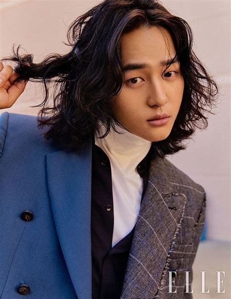 Yang Se Jong leaves a trace of his long hair with 'Elle' pictorial ...