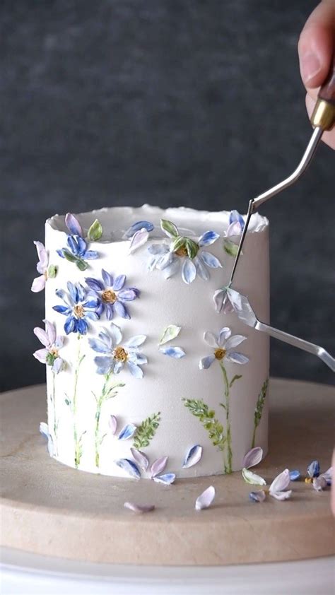 Jihye Yun On Instagram Buttercream Flower Cakeandclass Palette Knife