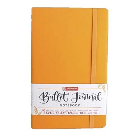 Libreta Para Bullet Journal Naranja 13x21cm Talens