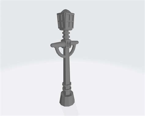 Free Stl File Victorian Street Lamp 28mm Scaled 🔦・design To Download