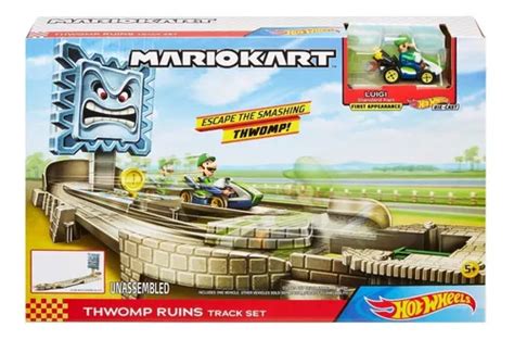 Pista De Juguete Hot Wheels Mario Kart Thwomp Env O Gratis