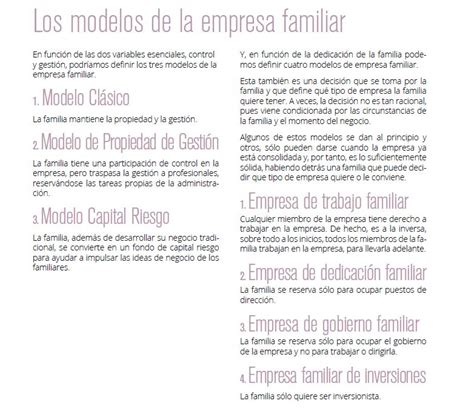 Los Modelos De La Empresa Familiar JDA