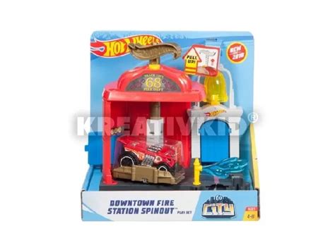 Hot Wheels Hot Wheels City alap pályaszett Tűzoltóállomás