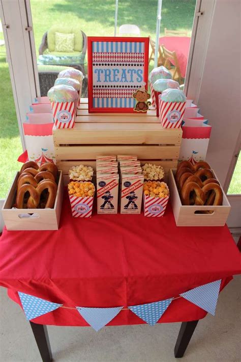 Big Top Backyard Carnival Birthday Party Ideas | Photo 18 of 33 ...