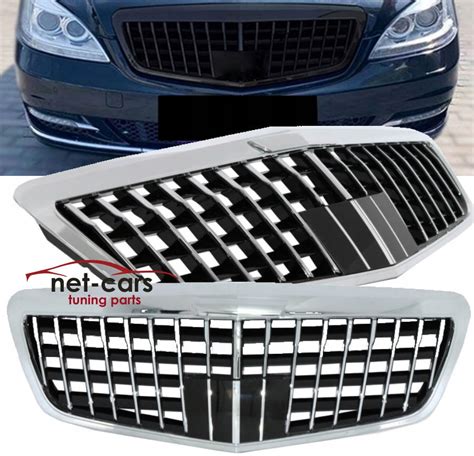 GRILL ATRAPA MERCEDES S W221 LIFT AMG VERTICAL C NTKTFGMBW221MBH Za