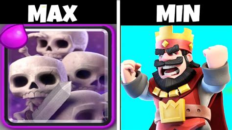 Can Lvl 30 Skeleton Army Defeat Lvl 2 King Clash Royale Fans Meme Youtube