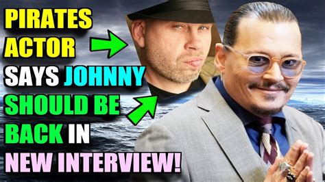 POTC Actor Says Johnny Depp Should Play Captain Jack Sparrow YouTube