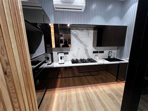 Wooden Modular Kitchen Cabinets At Rs Sq Ft Contemporary Kitchen