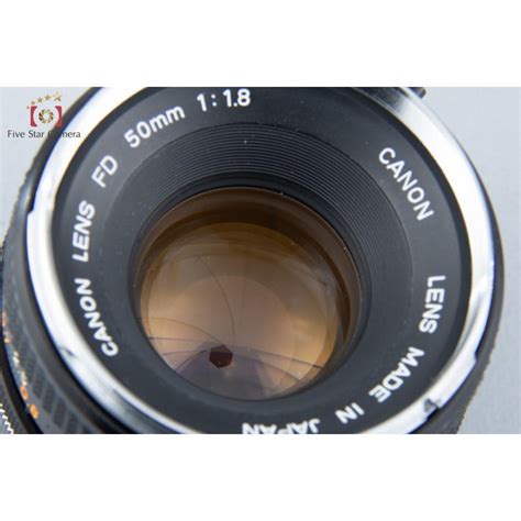 【中古】canon キヤノン Fd 50mm F18 前期 Canon Fd 5018 Early 0207 中古カメラのファイブ