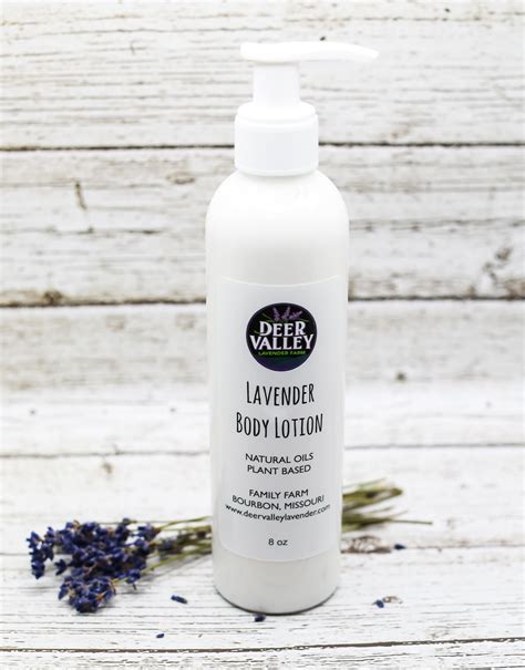 Lavender Body Lotion Deer Valley Lavender Farm