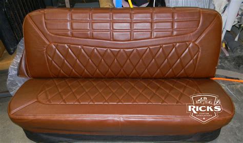 1947 1987 Chevy Truck Block Pleats Bench Seat Covers