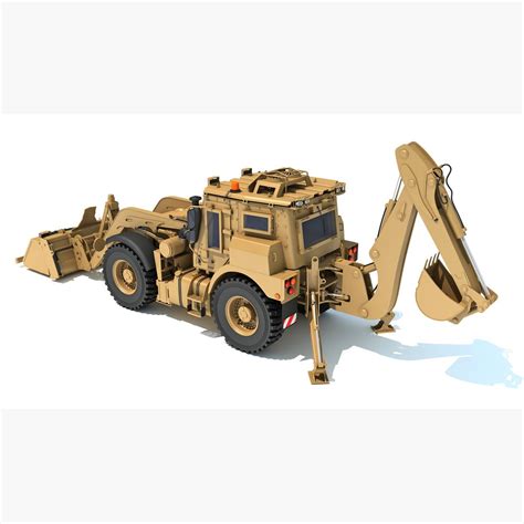 Military Excavator 3d 모델 다운로드 트랙터 On