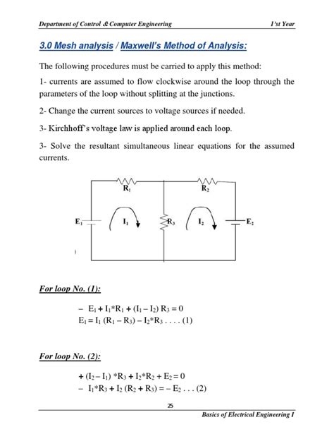 03 Mesh and Nodal Analysis | PDF | Electronic Engineering ...