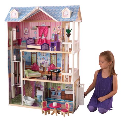 Kidkraft Wooden My Dreamy Dollhouse With 14 Accessories Included Ebay