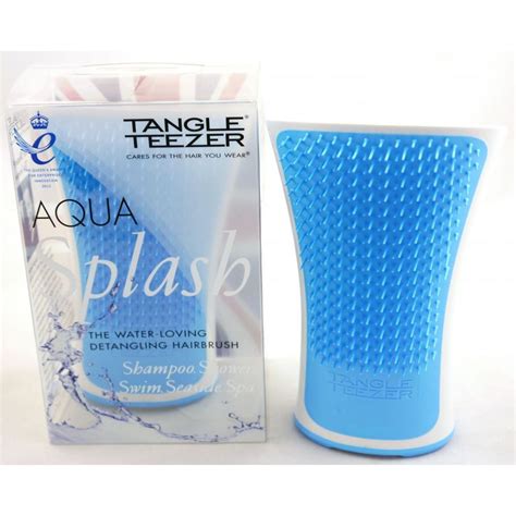 Tangle Teezer Aqua Splash Blue Lagoon Bürste hellblau weiß bei Riemax