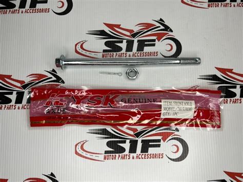 FRONT AXLE HONDA TMX SUPREMO STOCK YSK BRAND Lazada PH