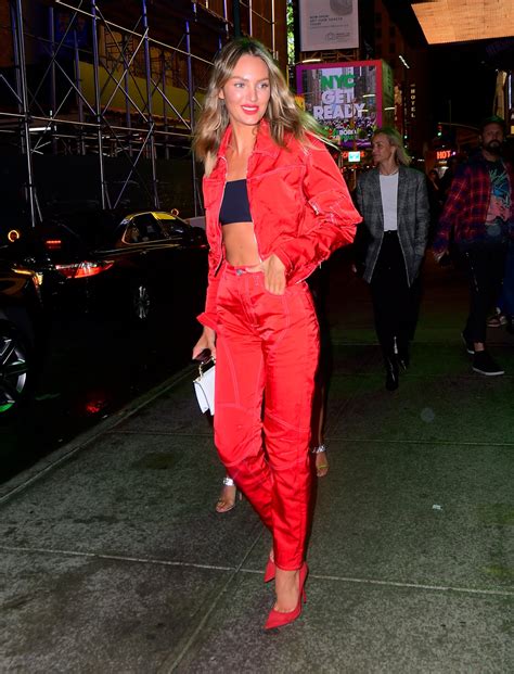 Candice Swanepoel Sexy In Red Hot Celebs Home