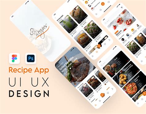 Recipe App Uxui App Design Images Behance