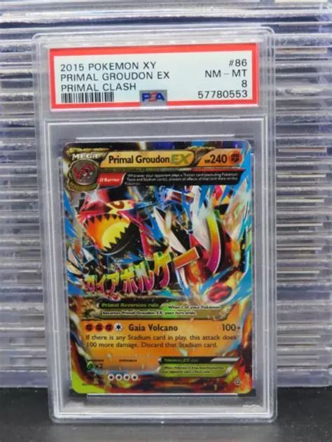 Pok Mon Xy Primal Clash Primal Groudon Ex Ultra Rare