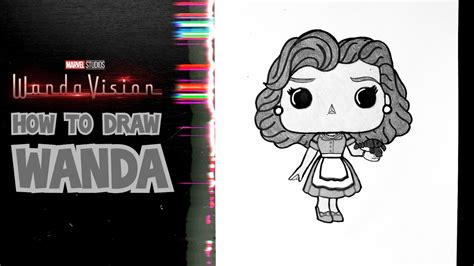 How To Draw Wanda Wandavision Funko Pop Youtube