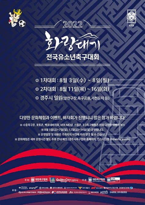 전국 최대 유소년 축구대회 ‘화랑대기 전국 유소년 축구대회···3일 경주서 개막 E시사코리아저널